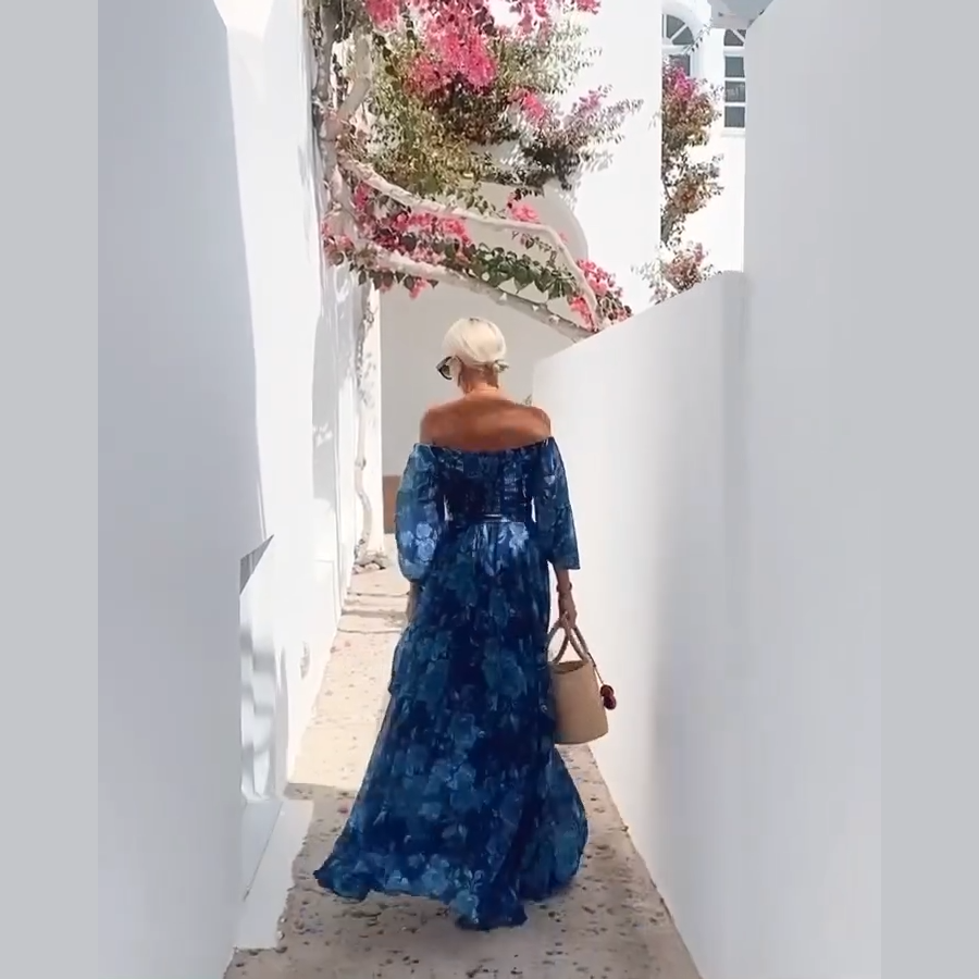 vestido cielo - sofisticacion bajo el sol