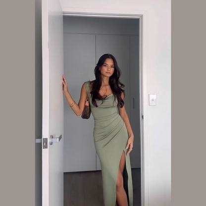 vestido esmeralda - destacar de forma natural y sin esfuerzo